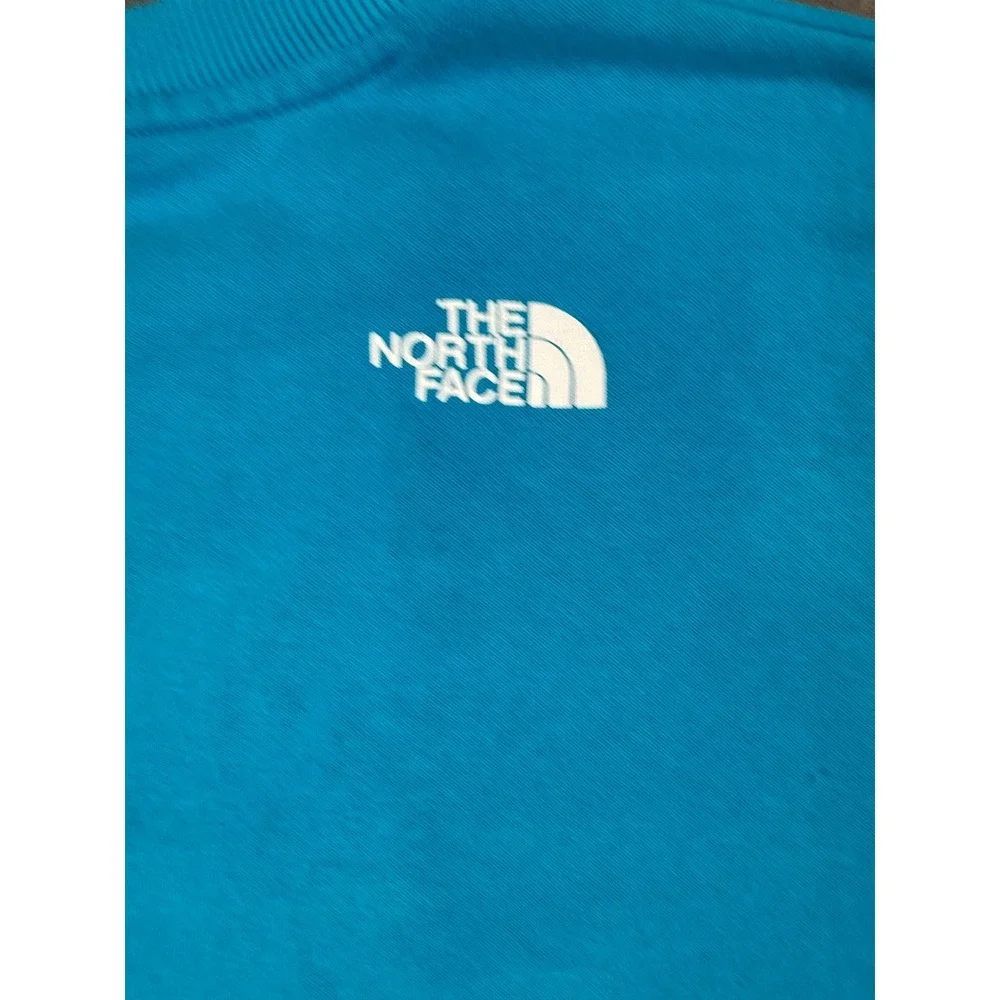 The North Face Sweatshirt Mens XXL Blue Cotton Fleece Pullover Logo Gorpcore XXL